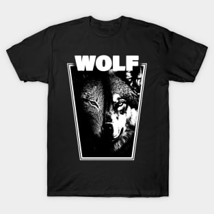 Angry Wolf Nature T-Shirt